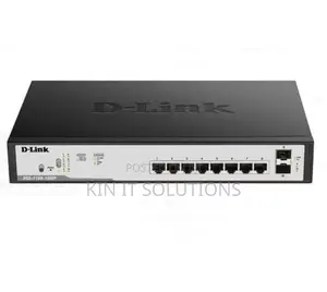DGS-F1100-10PS-E 8-Port Gigabit PoE Smart Managed Switch .