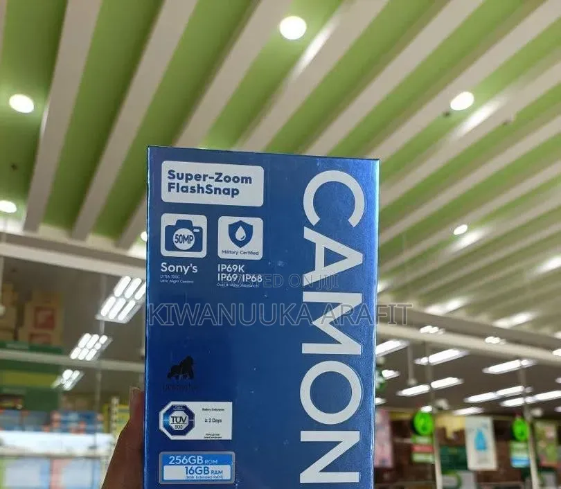 New Tecno Camon 50 256 GB Silver