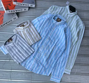 Men's Long-Sleeve Button-Down Shirts Polo Shirt