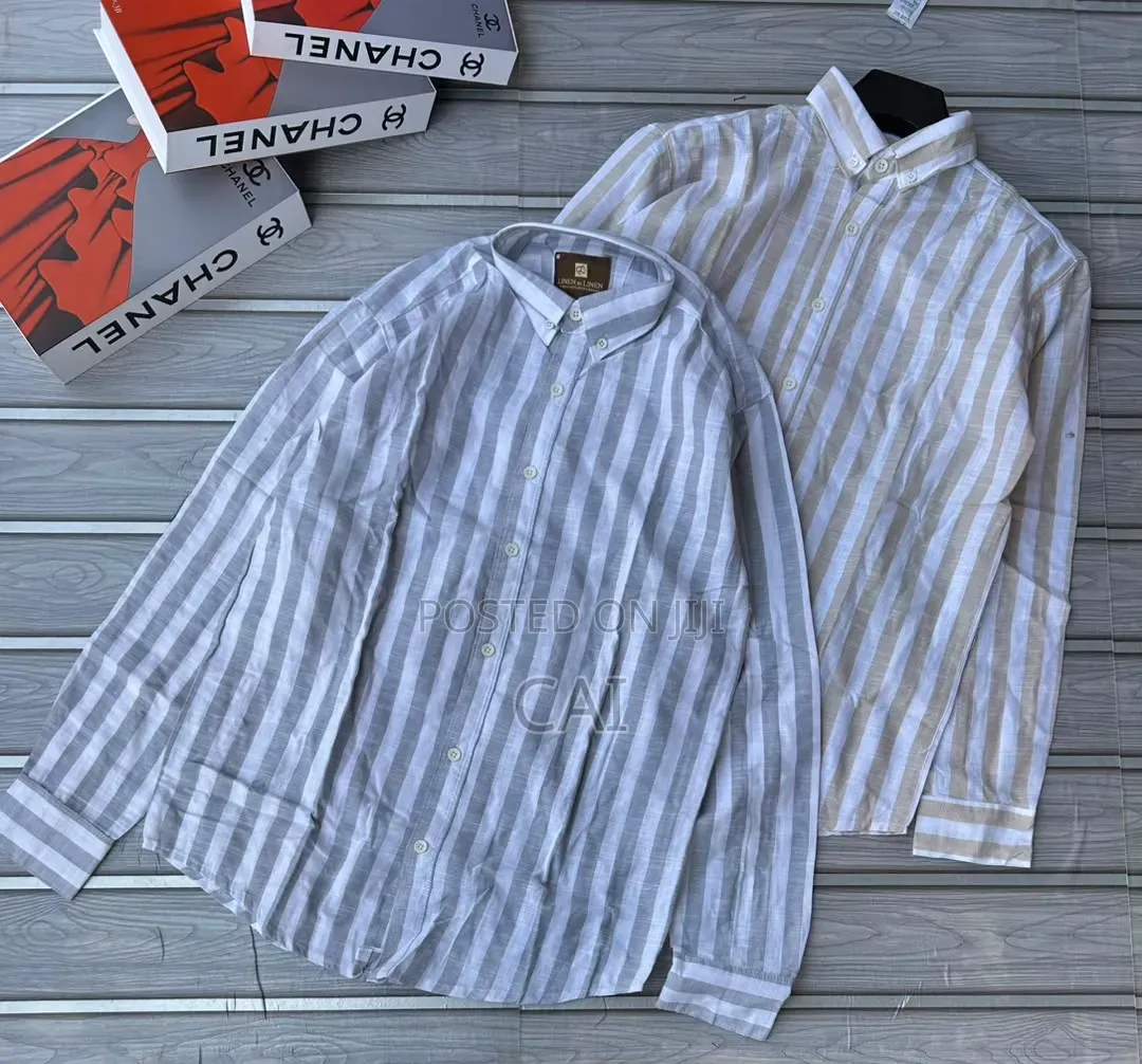 Men's Long-Sleeve Button-Down Shirts Polo Shirt