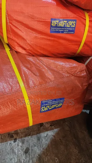 Heavy Duty Tarpaulin 40FT×40FT (2PCS) Orange