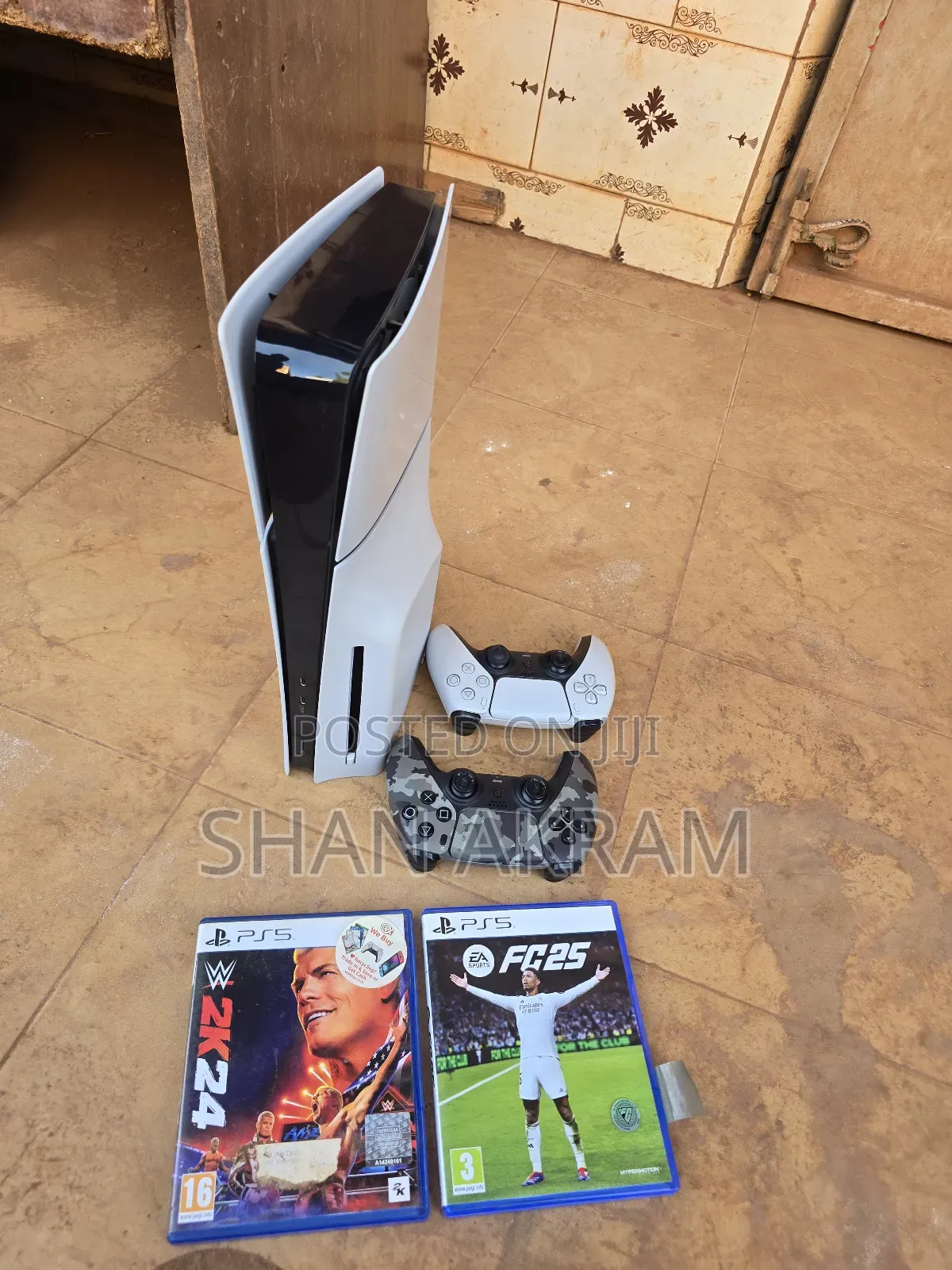Ps5 Slim With Two Controllers Two Games