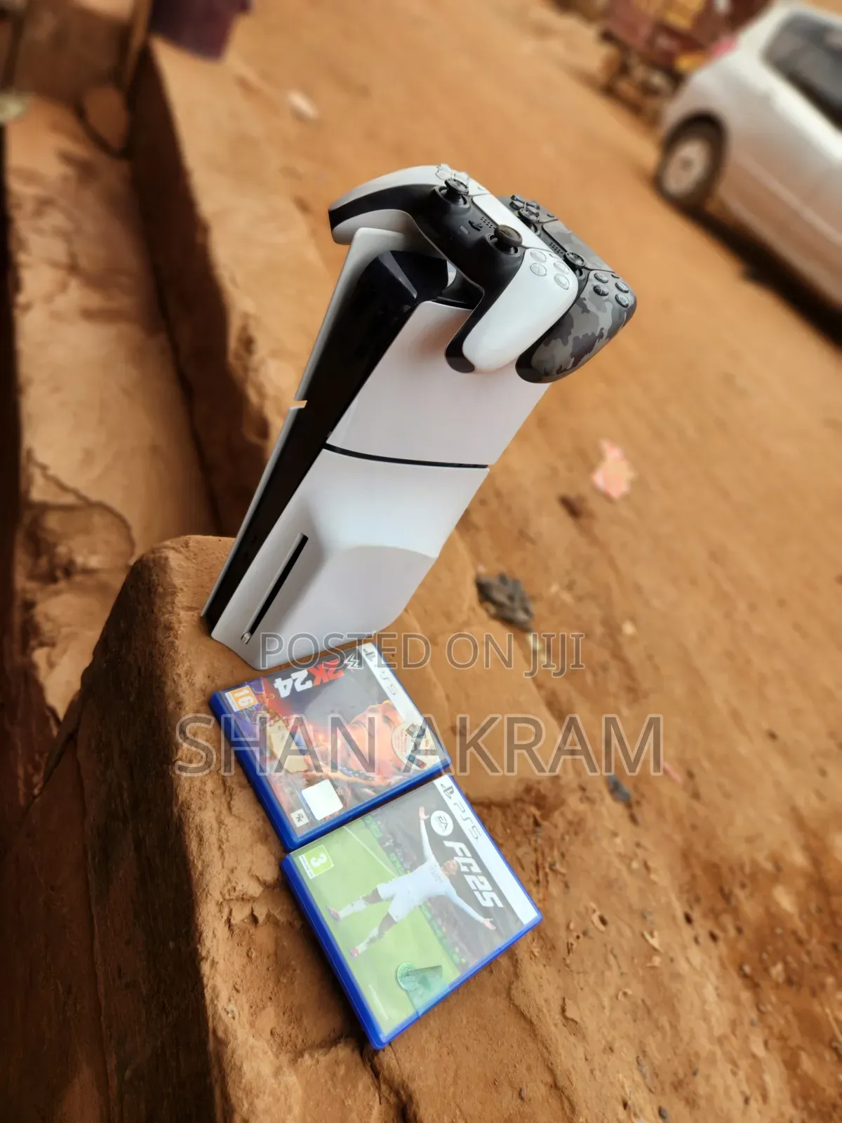 Ps5 Slim With Two Controllers Two Games