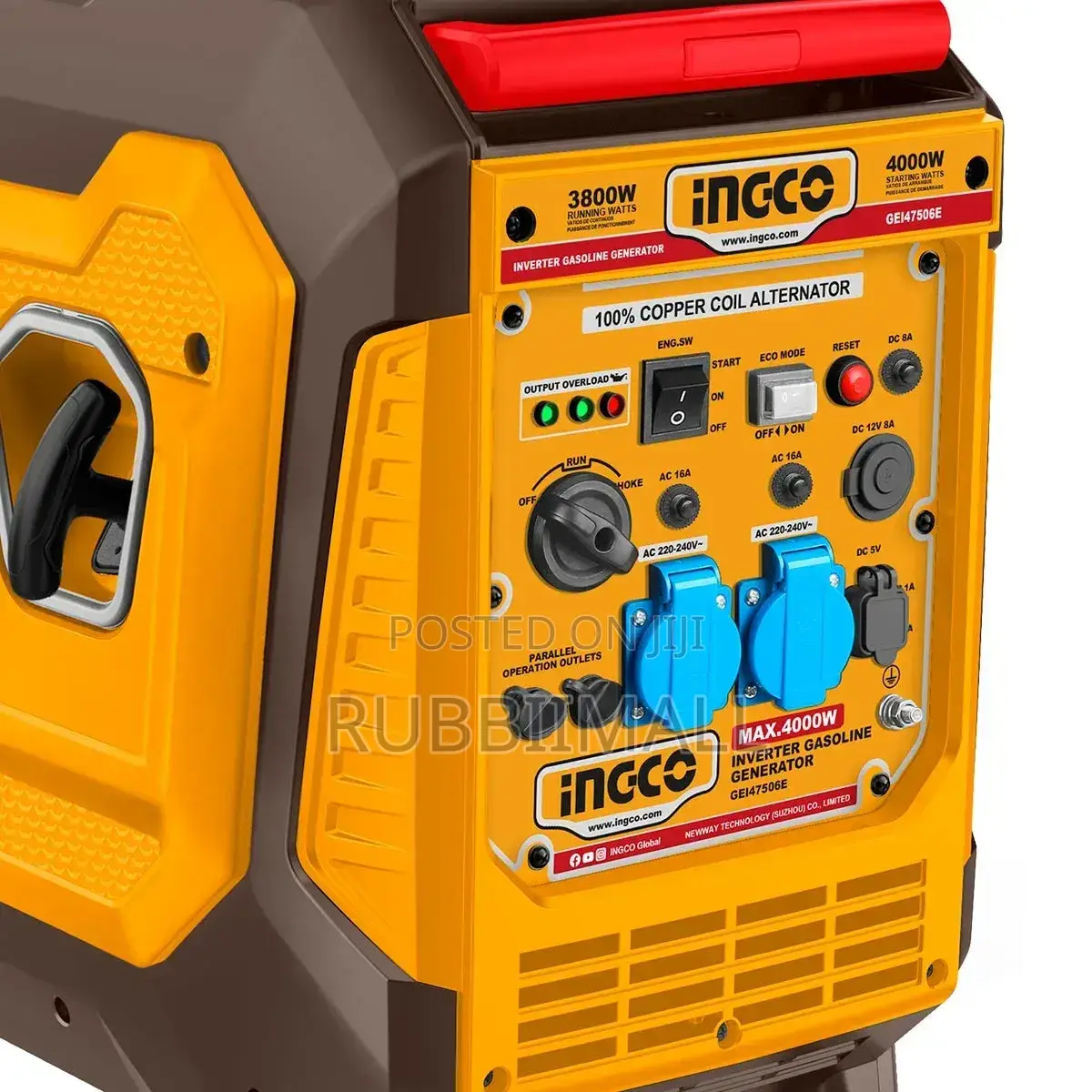 Ingco GEI47506E Inverter Gasoline Generator 4kw Silent