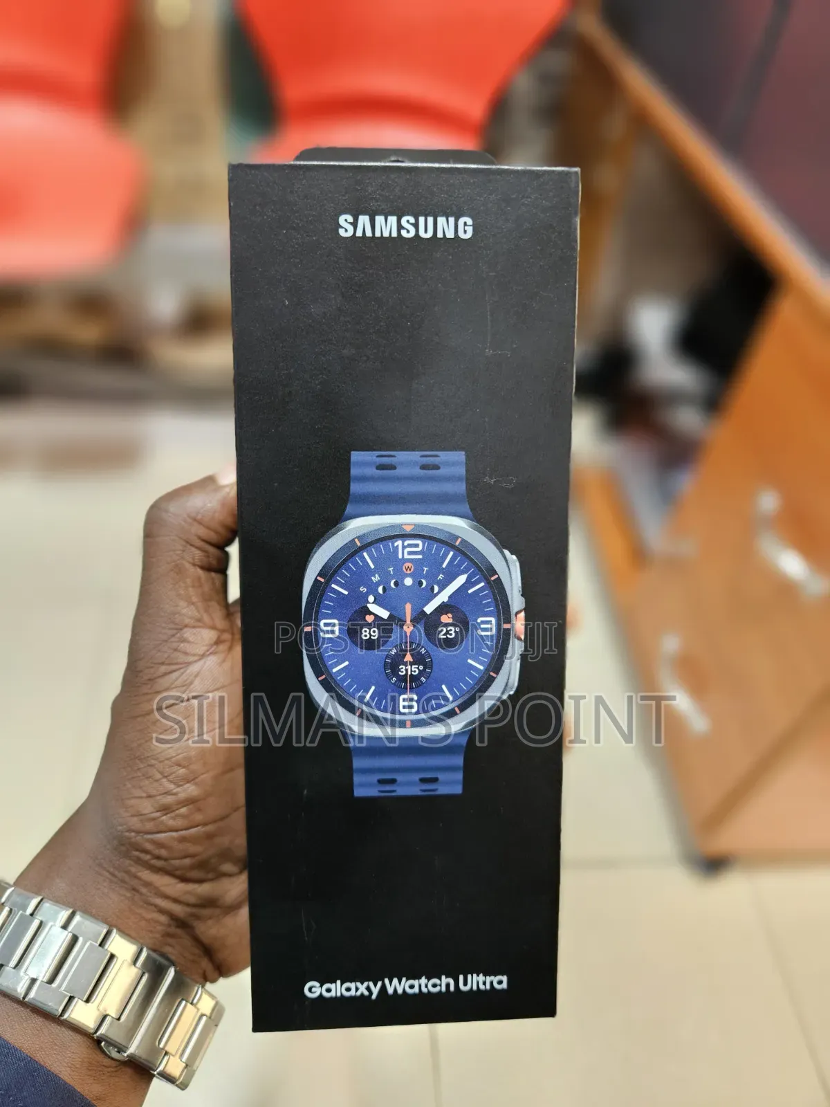 The New Samsung Galaxy Watch 8 Ultra Blue Colour