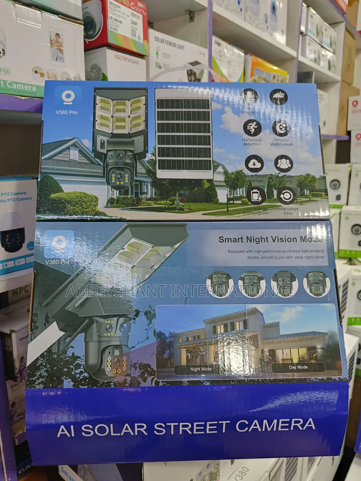 V380 Pro AI Solar Street Camera/ Street Camera