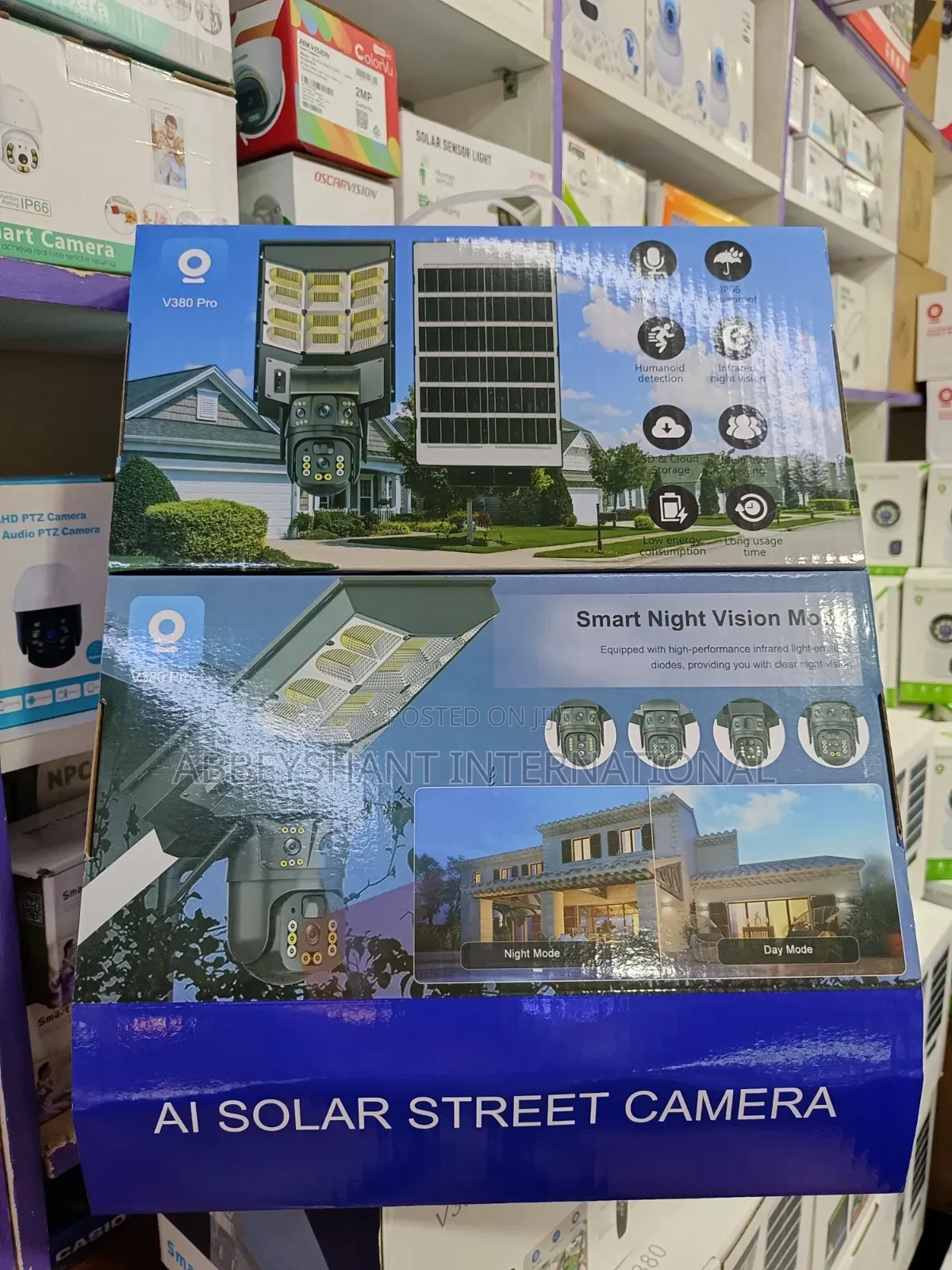 V380 Pro AI Solar Street Camera/ Street Camera