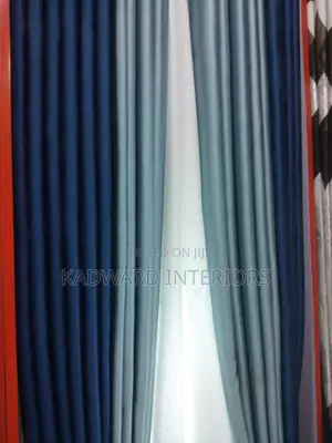 Timeless and Gentle Blue Curtains Per Metre