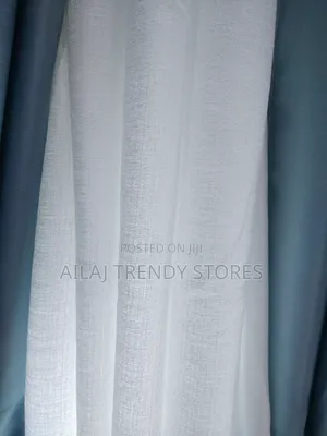 Timeless and Gentle Blue Curtains Per Metre