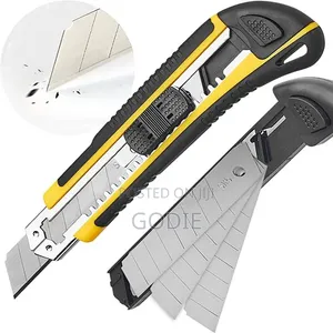 Retractable Utility Knife Cutter With Handle and Snap-Off Blade System