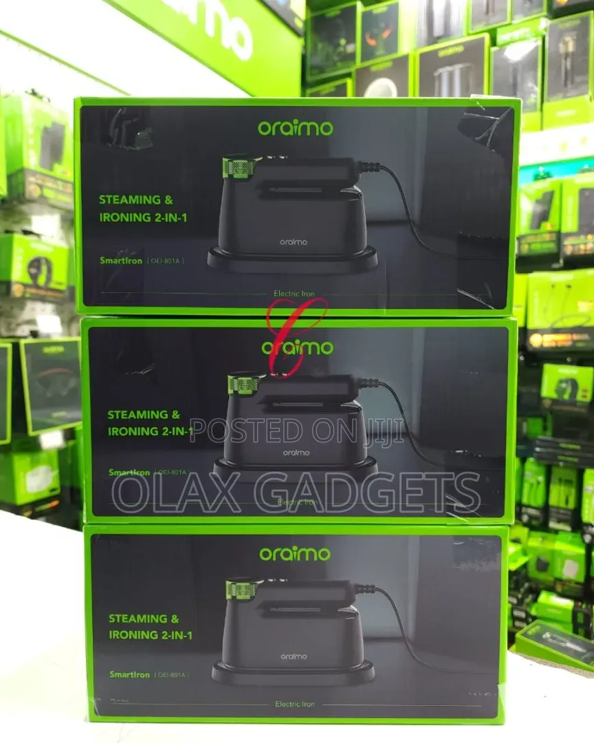 Oraimo SmartIron 1740W OEI-801A - Portable 2-in-1 Steam Dry Iron Box