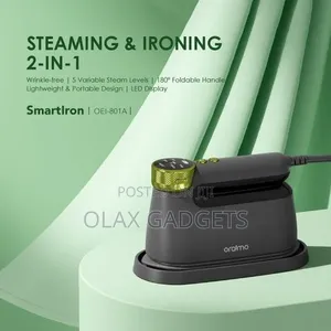 Oraimo SmartIron 1740W OEI-801A - Portable 2-in-1 Steam Dry Iron Box
