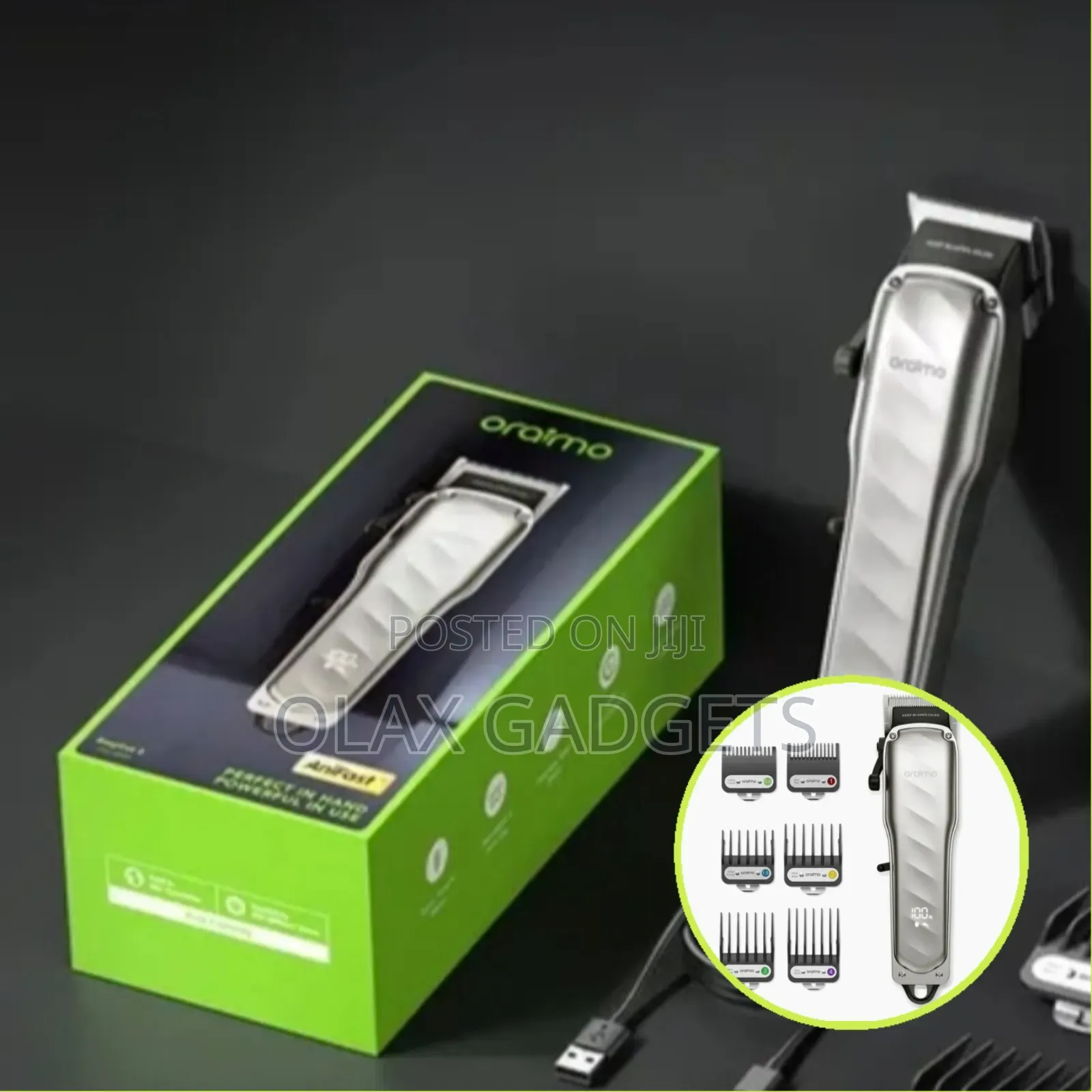Oraimo EasyCut 2 OCL-233N Hair Clipper - 7000RPM Pro Cordless Trimmer