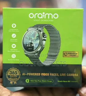 Oraimo Watch Nova RV OSW-822N AI Video Face Smartwatch