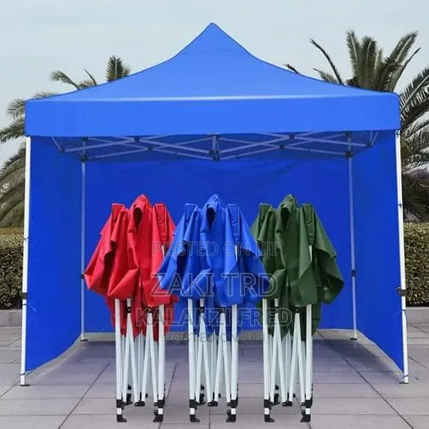 Gazebo Tents 3x3 Meters With Flaps and 2x2 Meters Without Flaps