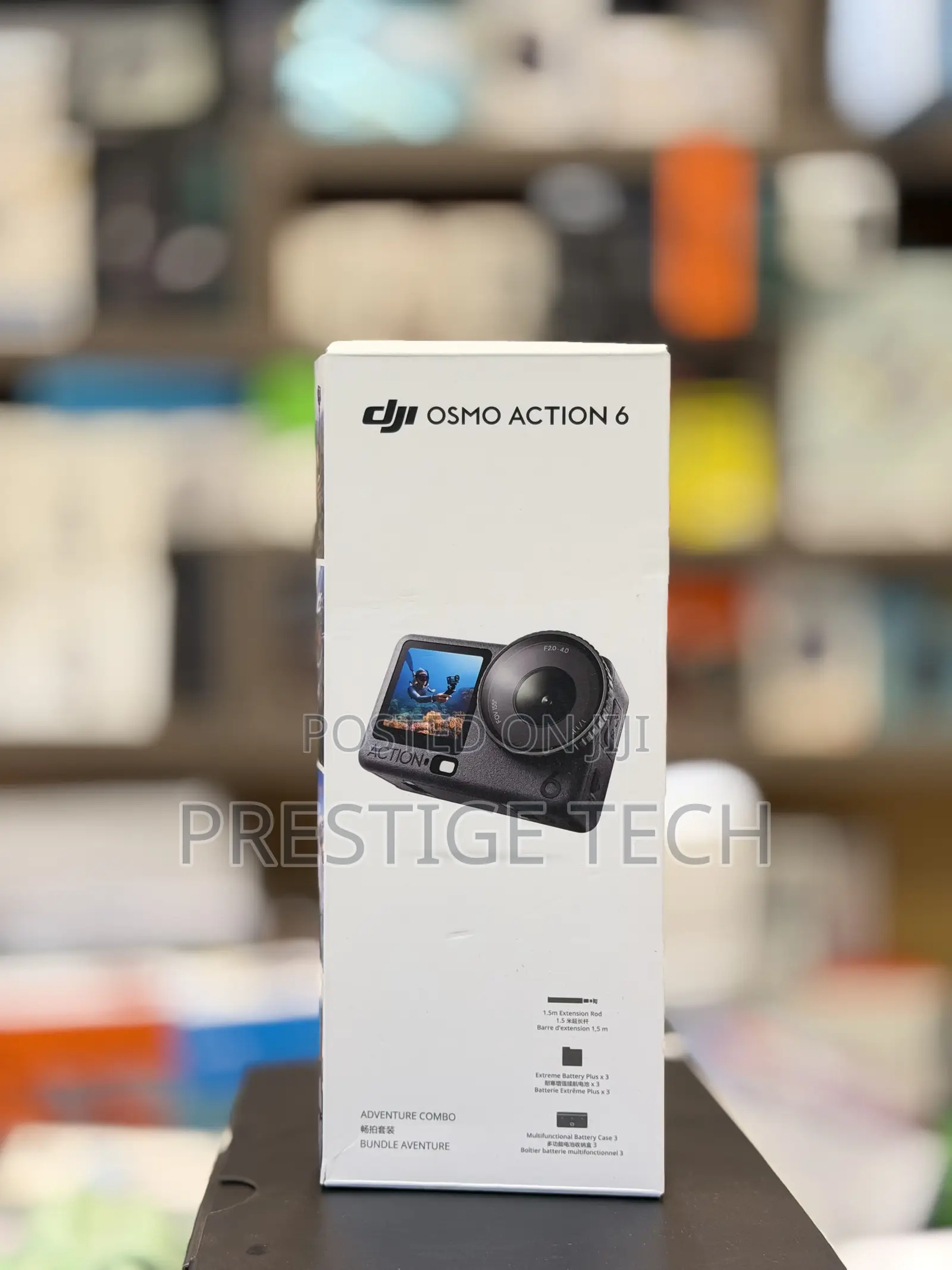 Dji Osmo Action 6 Adventure Combo, 1/1.1inch Sensor, 3 Batteries