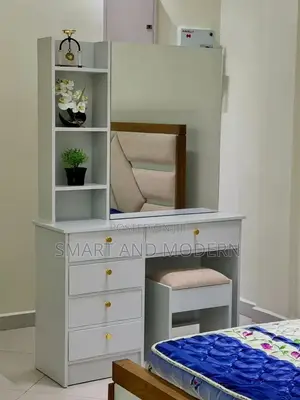 Snowcrest /Dresser With/ Sliding MirrorDressing /Cabinets Table/