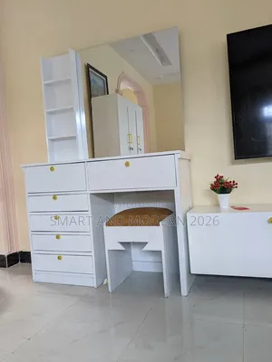 Snowcrest /Dresser With/ Sliding MirrorDressing /Cabinets Table/