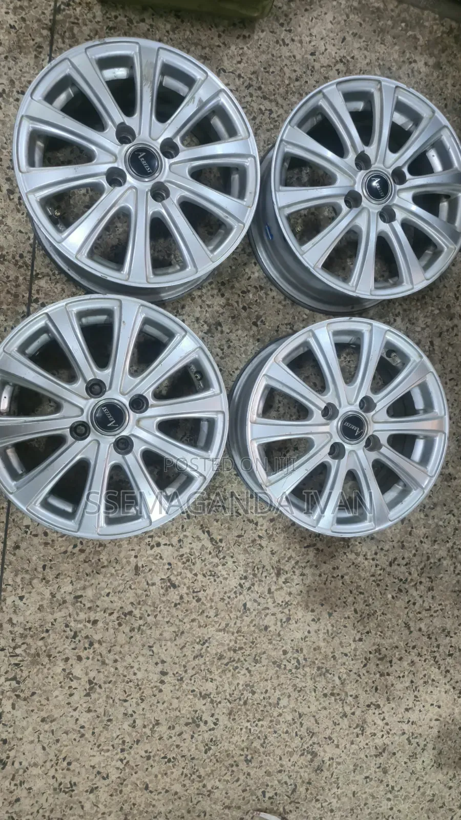 Sport Rims Size 14 Japan Used for Sienta,alex,passo,probox,vitz