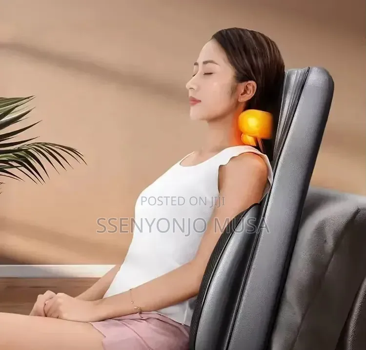 MDHL Heated Car Seat Massager Chair Cushion With Remote Control - Grey