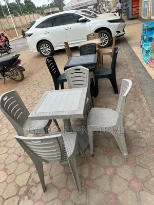 Chroma Plastic Table and Chairs Plastic Table and Chairs Set
