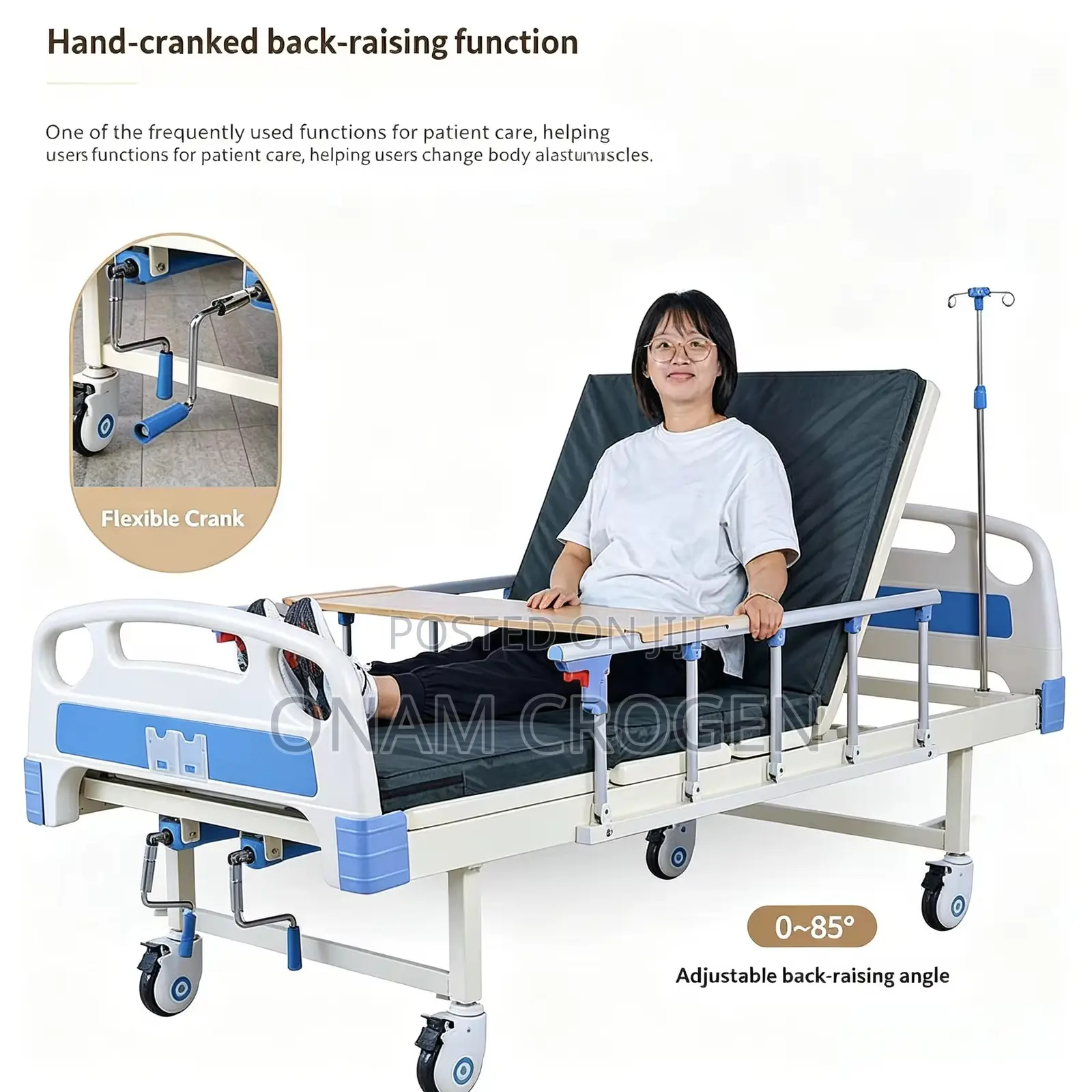 Double Crank Hospital Bed Mac 33