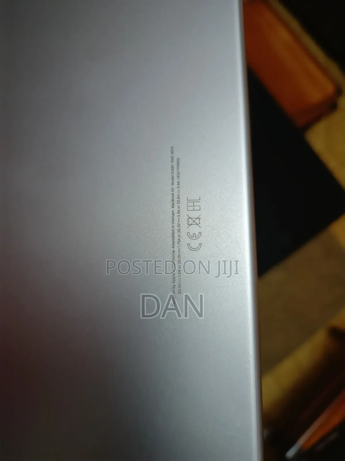Laptop Apple MacBook Air 2022 M2 8GB Intel Core i5 SSD 256GB