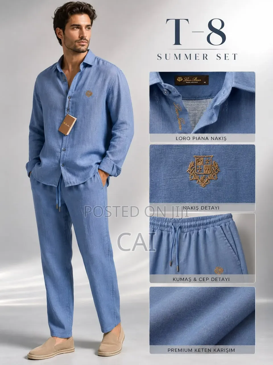 Loro Piana Summer Linen Set
