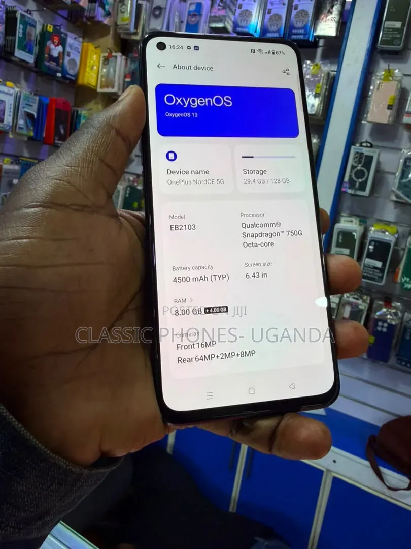 OnePlus Nord CE 5G 128 GB Black