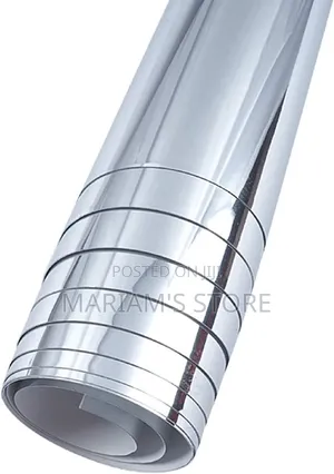 Roll of Self-Adhesive, Flexible Mirror Film,