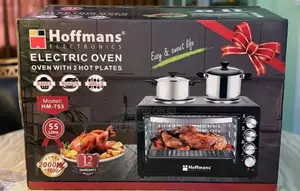 55 Litres Hoffmans Mini Oven With Hotplates