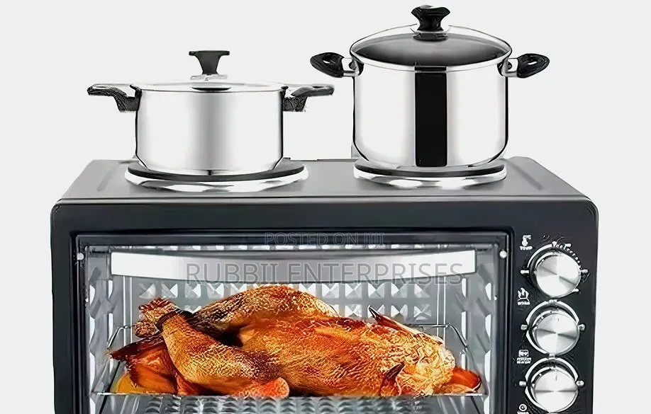 55 Litres Hoffmans Mini Oven With Hotplates