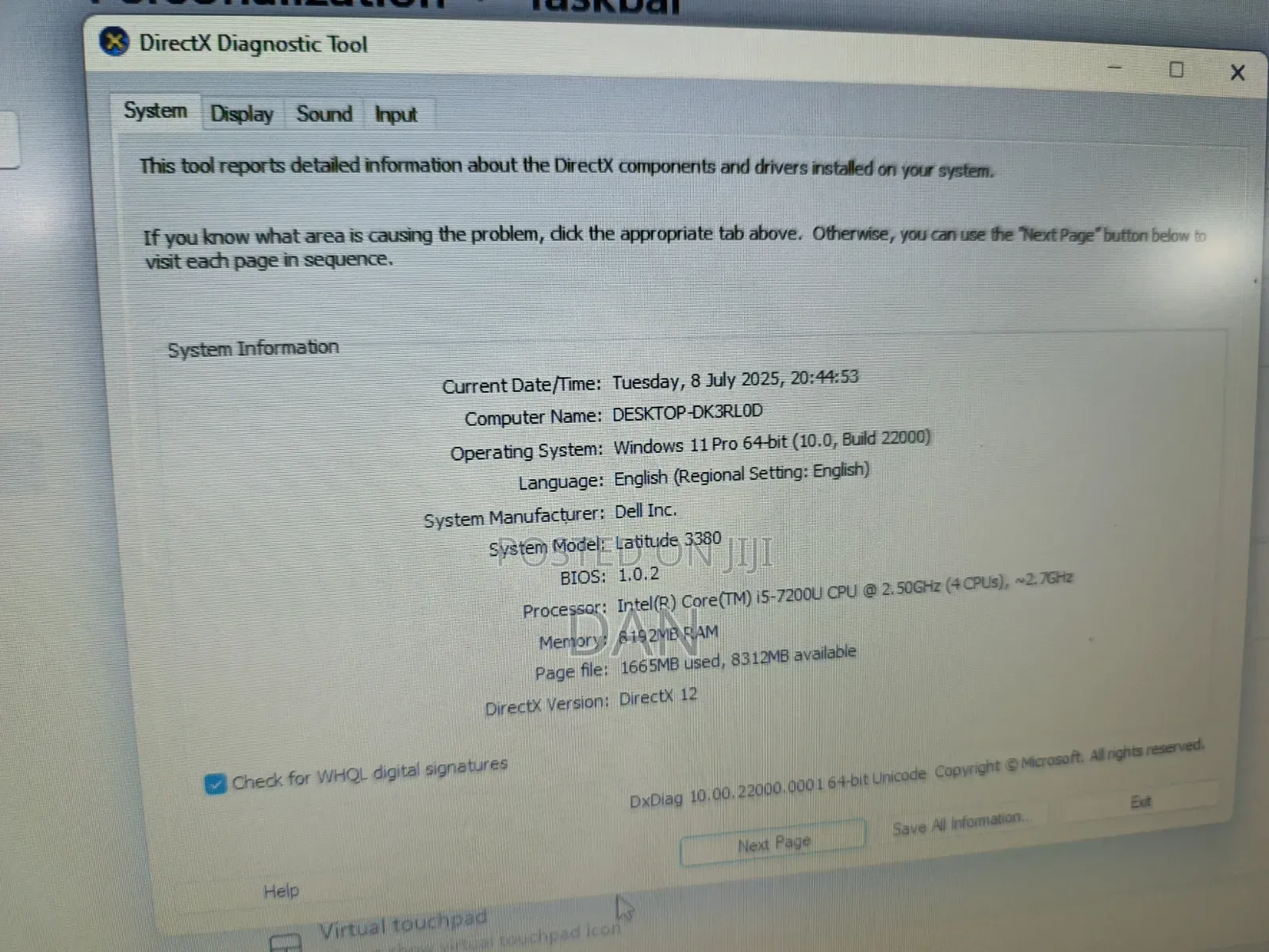 Laptop Dell Latitude 3380 8GB Intel Core i3 HDD 320GB