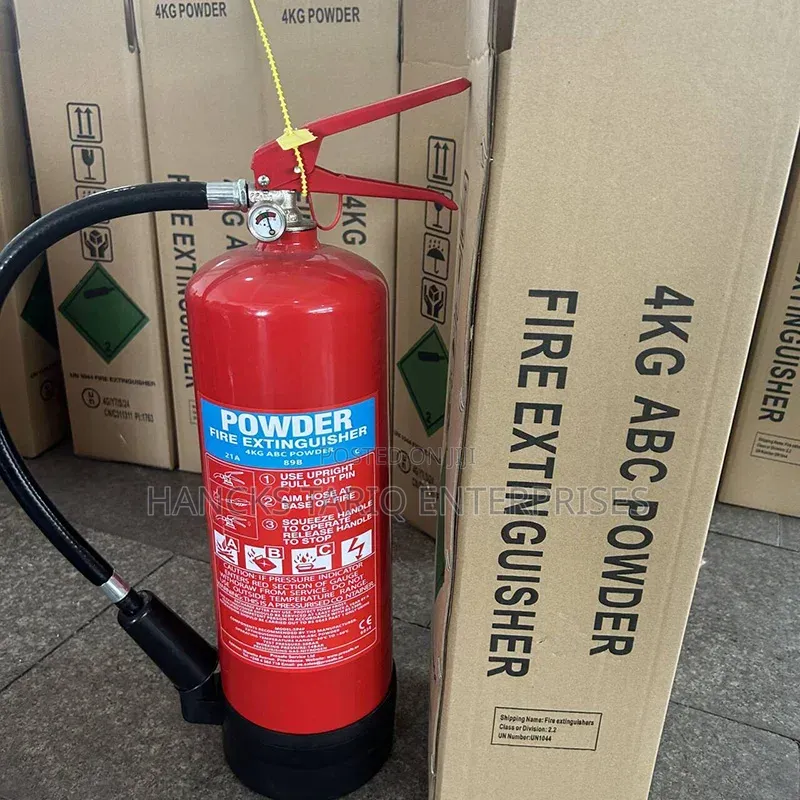 Safety Plus 4KG ABC Powder Fire Extinguisher.