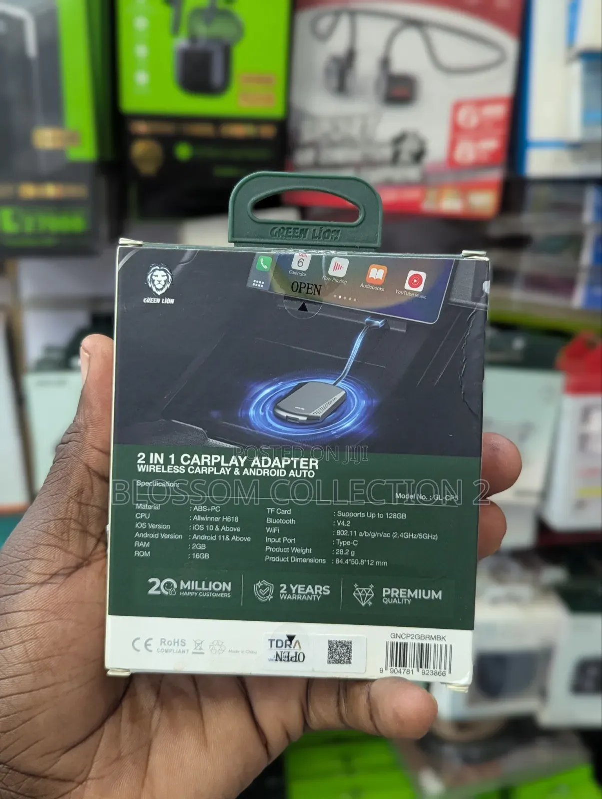 Green Lion 2 in 1 CarPlay Adapter 2GB Ram