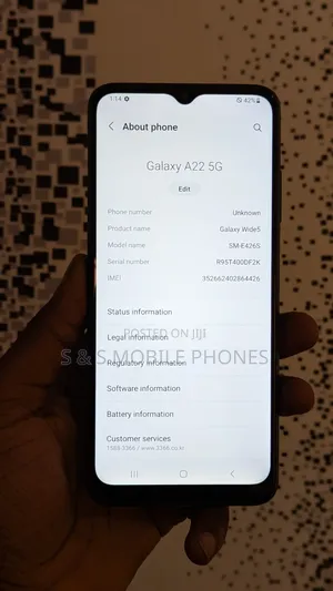 Samsung Galaxy A22 5G 128 GB Blue