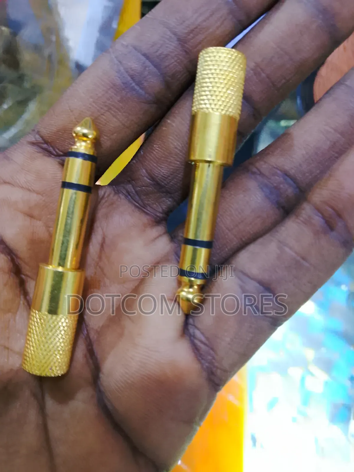 2pcs 6.35mm Male to 3.5mm Female Stereo Headphone Adapter