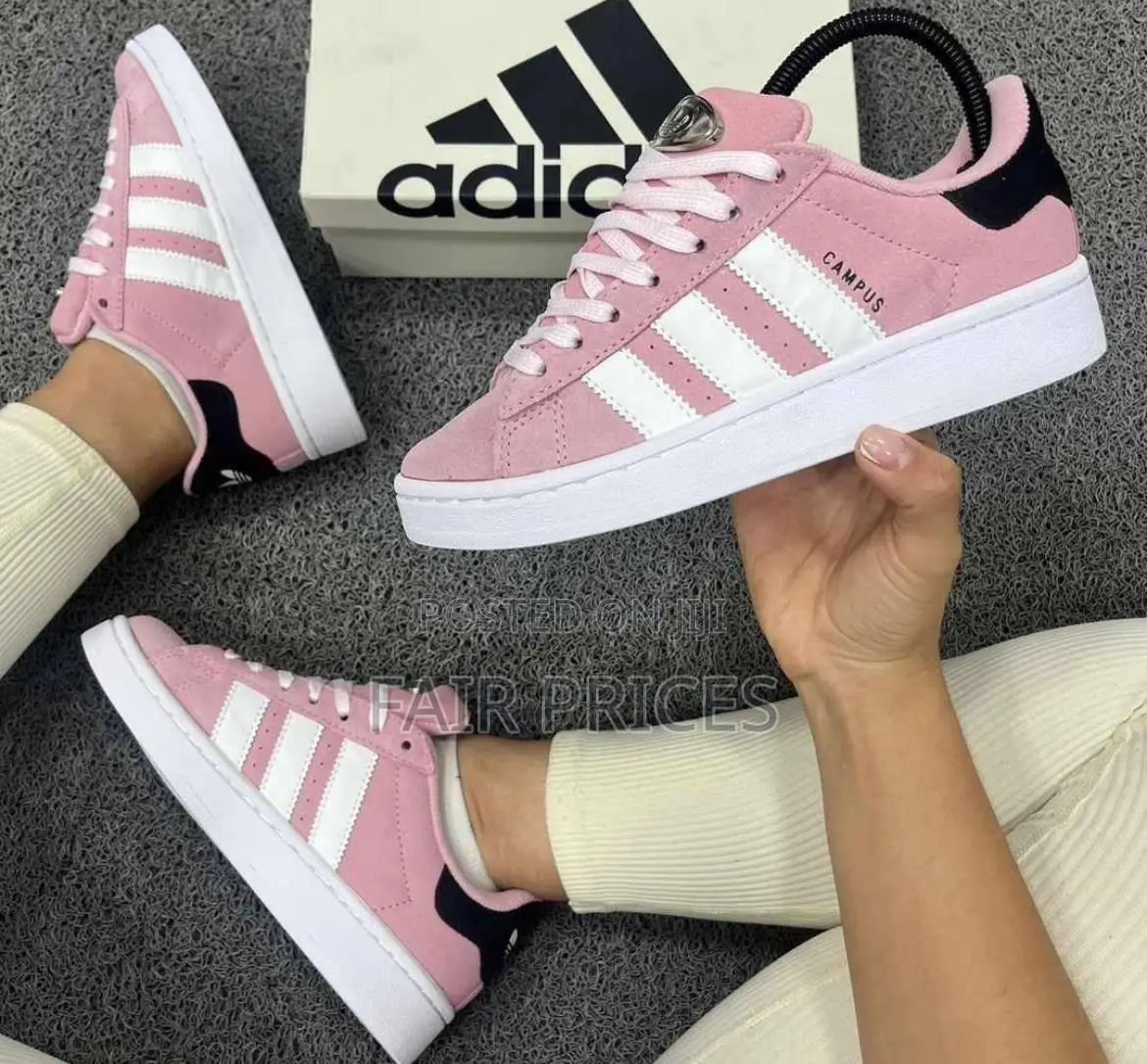 Classic Campus Suede Pink in Colour Size 37-44