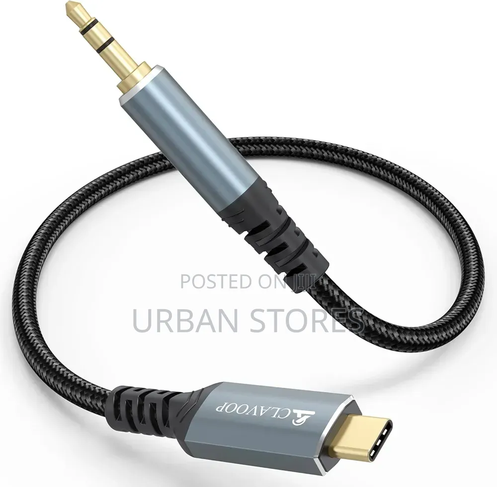 Type C to 3.5mm Audio Aux Jack Cable C Adapter to 3.5mm