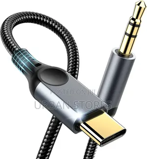 Type C to 3.5mm Audio Aux Jack Cable C Adapter to 3.5mm