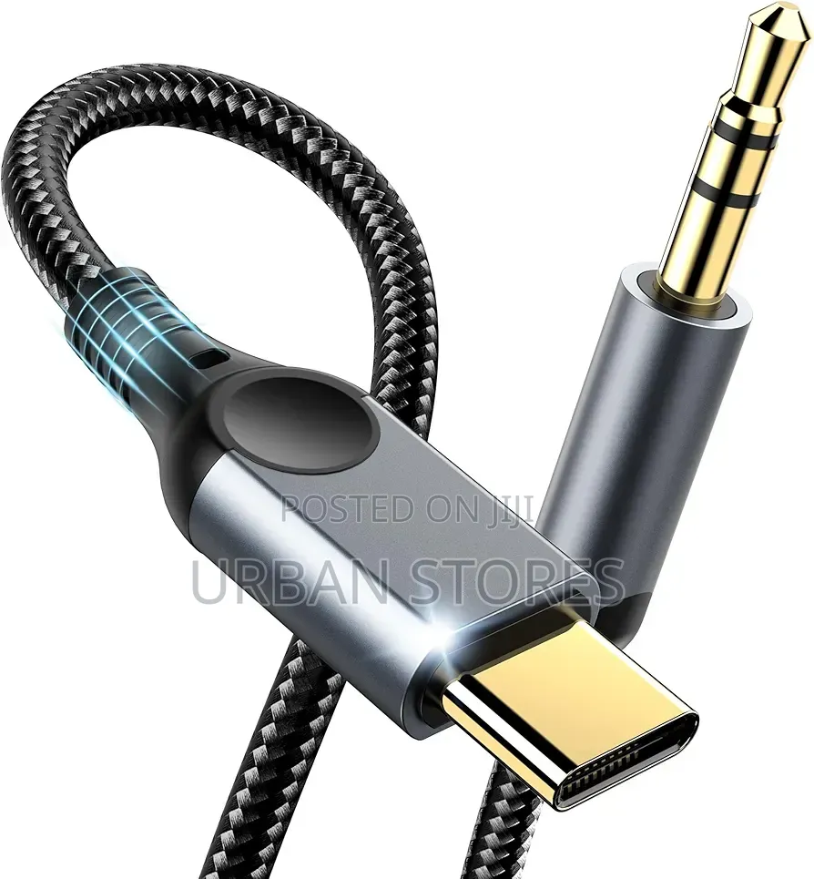 Type C to 3.5mm Audio Aux Jack Cable C Adapter to 3.5mm