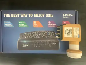 DStv Explora Decoder + Smart LNB (Like New - Used 2 Weeks)