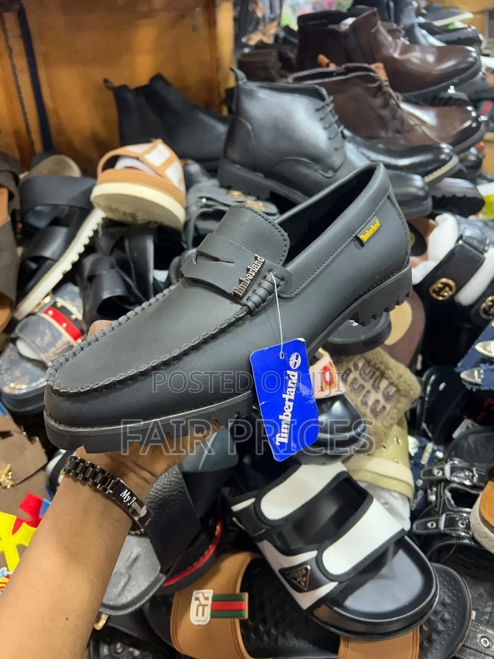Men’s Black Leather Moccasins 40-45