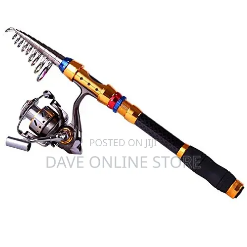 Complete Fishing Gear Kit With Rod Reel Hooks and Line