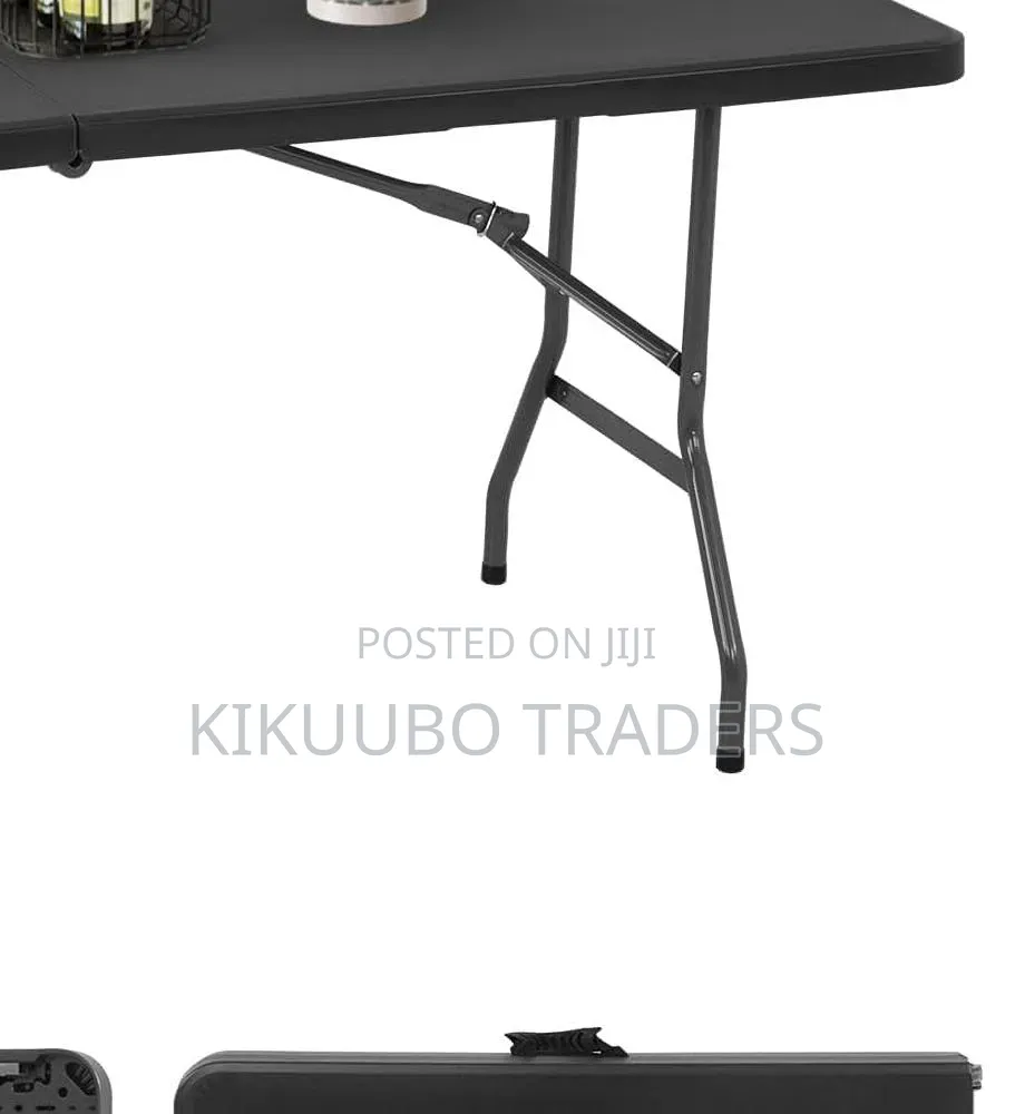 Folding Table | Black | Portable Plastic Table