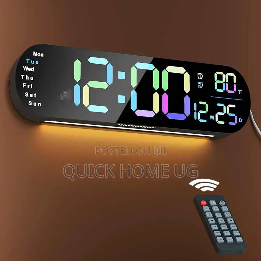 Digital Wall Clock, Digital Clock Led Large Display
