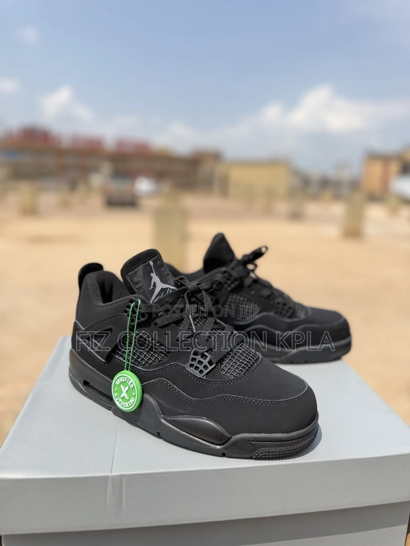 Nike Air Jordan 4 Black Cat Casual Sneakers