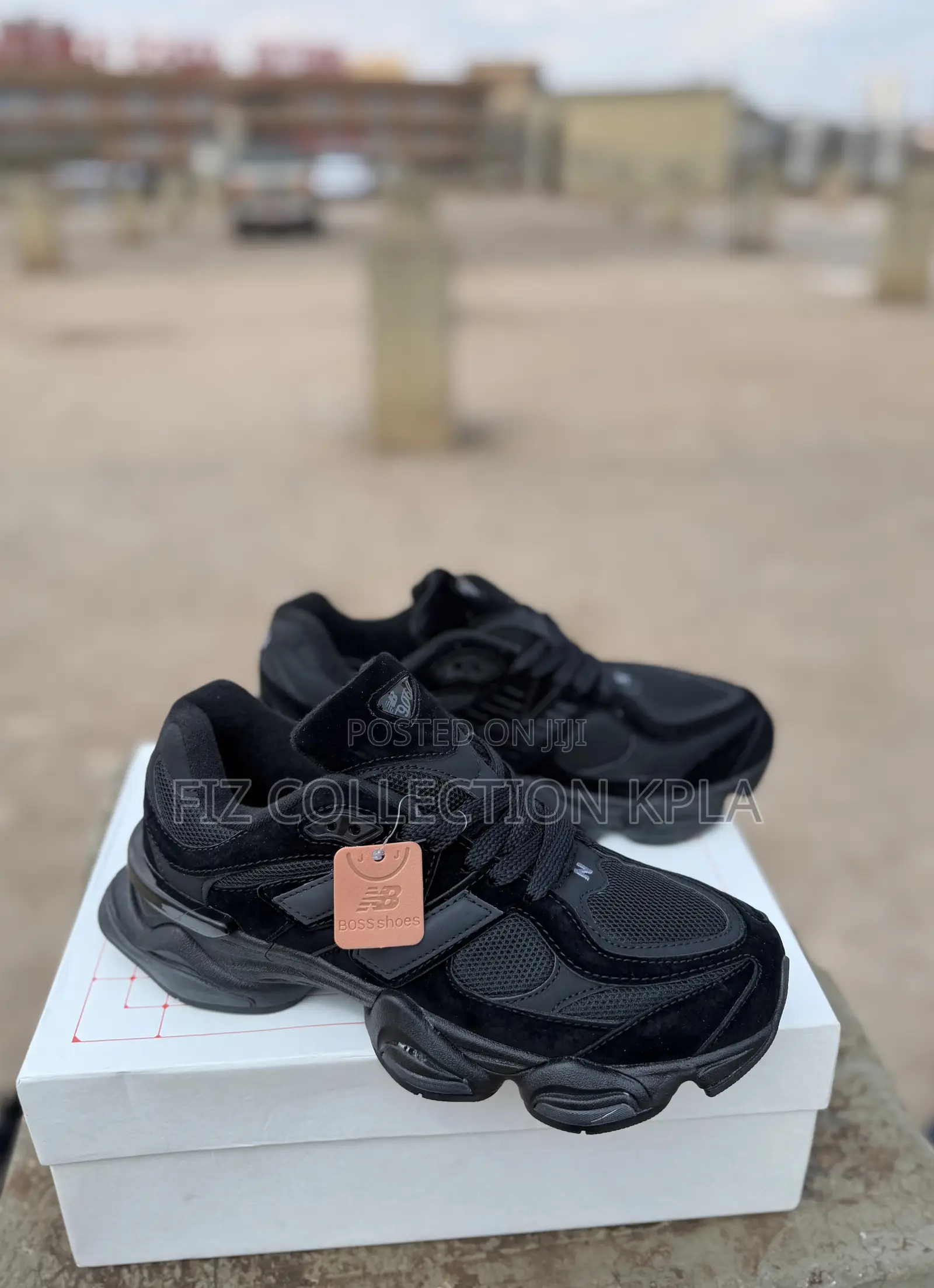New Balance 9060 Triple Black Casual Sneakers