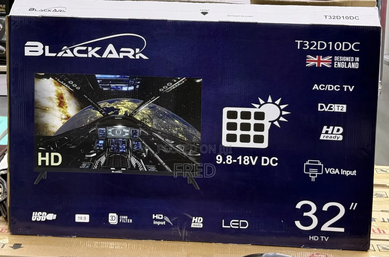 BlackArk 32-Inch LED TV, Model T32D10DC