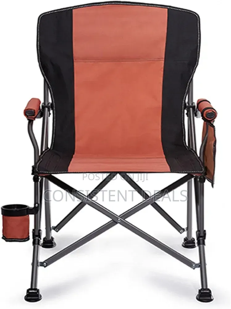 Outdoor Camping Chair for Adults Heavy Duty High Back Lawn Chair